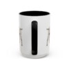 15oz Wirehaired Pointing Griffon Mug, Black, back view