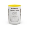 15oz Wirehaired Pointing Griffon Mug, Yellow, front view