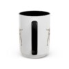 15oz Wirehaired Vizsla Mug, Black, back view