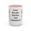 15oz-xoloitzcuintli-mug-humor-pink 15oz Funny Xoloitzcuintli Mug, Pink, front view