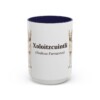 15oz-xoloitzcuintli-mug-latin-navy 15oz Xoloitzcuintli Latin Mug, Navy, front view