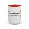 15oz-xoloitzcuintli-mug-latin-red 15oz Xoloitzcuintli Latin Mug, Red, front view