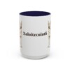 15oz Xoloitzcuintli Mug, Navy, front view