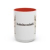 15oz Xoloitzcuintli Mug, Red, front view