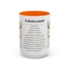 15oz-xoloitzcuintli-mug-writeup-orange 15oz Xoloitzcuintli Mug, Orange, front view