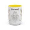 15oz-xoloitzcuintli-mug-writeup-yellow 15oz Xoloitzcuintli Mug, Yellow, front view