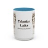 15oz-yakutian-laika-mug-latin-light-blue 15oz Yakutian Laika Latin Mug, Light Blue, front view