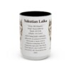 15oz Yakutian Laika Mug, Black, front view