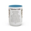 15oz Yakutian Laika Mug, Light Blue, front view