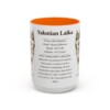15oz Yakutian Laika Mug, Orange, front view