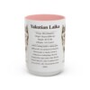 15oz Yakutian Laika Mug, Pink, front view