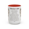 15oz Yakutian Laika Mug, Red, front view