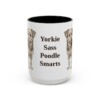 15oz-yorkipoo-mug-humor-black-front 15oz Funny Yorkipoo Mug, Black, front view