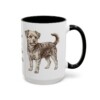 15oz-yorkipoo-mug-humor-black-right 15oz Funny Yorkipoo Mug, Black, right side view