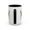 15oz Yorkipoo Latin Mug, Black, back view