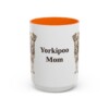 15oz-yorkipoo-mug-mom-orange 15oz Yorkipoo Dog Mom Mug, Orange, front view