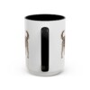 15oz Yorkipoo Mug, Black, back view