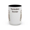 15oz Yorkshire Terrier Mug, Black, front view