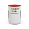 15oz Yorkshire Terrier Latin Mug, Red, front view