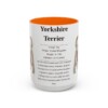 15oz Yorkshire Terrier Mug, Orange, front view