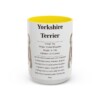 15oz Yorkshire Terrier Mug, Yellow, front view