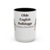15oz Olde English Bulldogge Latin Mug, Vintage Dog Coffee Mug, Dog Lover Gift