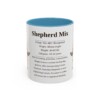 11oz Shepherd Mix Mug, Orange, front view