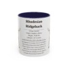 11oz Rhodesian Ridgeback Mug, Yellow, front view
