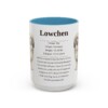 15oz Lowchen Mug, Light Blue, front view