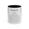 11oz Russian Toy Mug, Illustrated Dog Breed Facts Coffee Mug, Vintage Dog Keepsake Gift