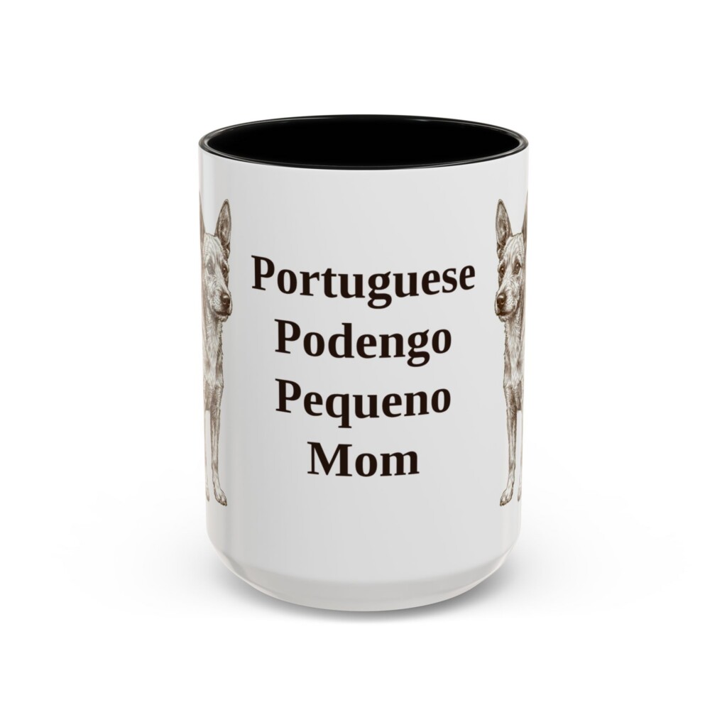 16230372032786471099_2048.jpeg 15oz Portuguese Podengo Pequeno Dog Mom Mug, Vintage Sketch Coffee Mug, Dog Mom Gift