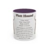 11oz Plott Hound Mug, Light Green, front view