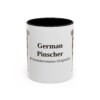 11oz German Pinscher Latin Mug, Vintage Dog Coffee Mug, Dog Lover Gift