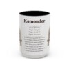 15oz Komondor Mug, Illustrated Dog Breed Facts Coffee Mug, Vintage Dog Keepsake Gift