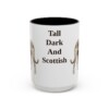 15oz Funny Scottish Deerhound Mug, Vintage Dog Coffee Mug, Dog Lover Gift