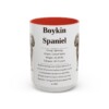 15oz Boykin Spaniel Mug, Navy, front view