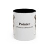11oz Pointer Latin Mug, Vintage Dog Coffee Mug, Dog Lover Gift