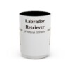 15oz Labrador Retriever Latin Mug, Vintage Dog Coffee Mug, Dog Lover Gift