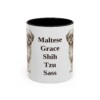 11oz Funny Mal-Shi Mug, Vintage Dog Coffee Mug, Dog Lover Gift