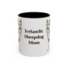 11oz Icelandic Sheepdog Dog Mom Mug, Vintage Sketch Coffee Mug, Dog Mom Gift
