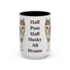 15oz Funny Pomsky Mug, Vintage Dog Coffee Mug, Dog Lover Gift