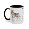 11oz Rescue Dog Mug, Illustrated Dog Breed Facts Coffee Mug, Vintage Dog Keepsake Gift