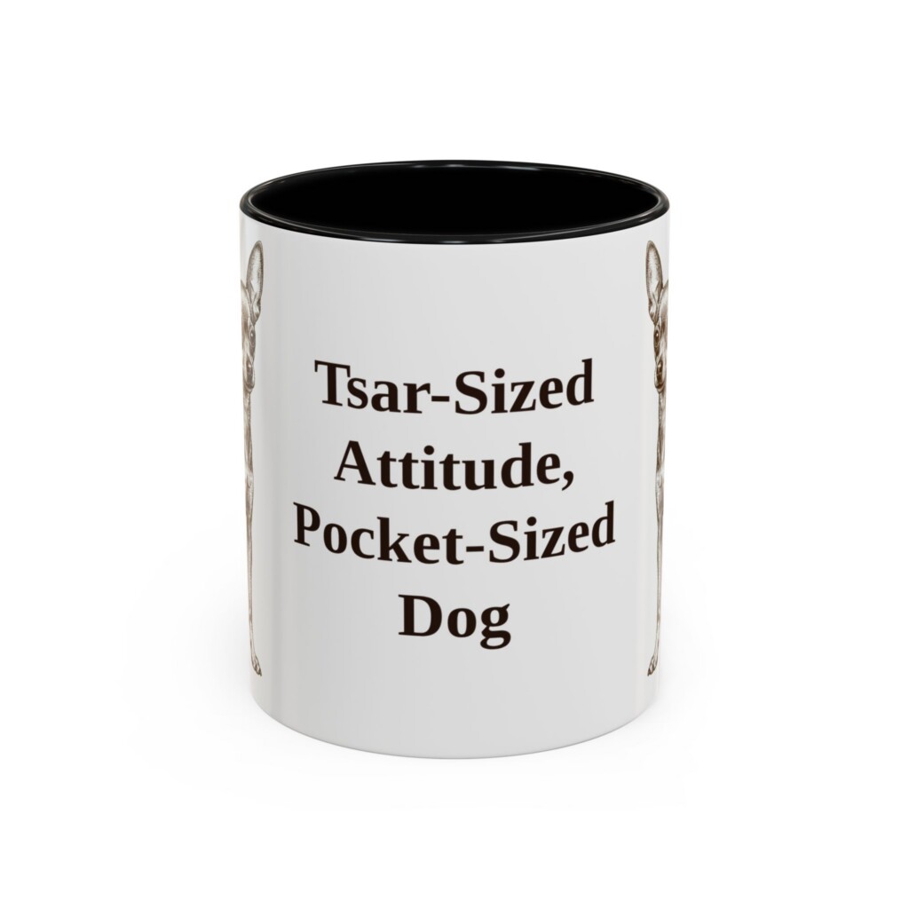 11oz Funny Russian Toy Mug, Vintage Dog Coffee Mug, Dog Lover Gift