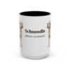 15oz Schnoodle Latin Mug, Vintage Dog Coffee Mug, Dog Lover Gift