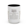 15oz Rhodesian Ridgeback Mug, Illustrated Dog Breed Facts Coffee Mug, Vintage Dog Keepsake Gift
