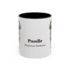 11oz Poodle Latin Mug, Vintage Dog Coffee Mug, Dog Lover Gift