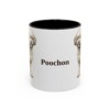11oz Poochon Mug, Vintage Dog Portrait Coffee Mug, Dog Lover Gift