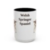 15oz Welsh Springer Spaniel Mug, Vintage Dog Portrait Coffee Mug, Dog Lover Gift