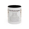 11oz Norrbottenspets Mug, Illustrated Dog Breed Facts Coffee Mug, Vintage Dog Keepsake Gift