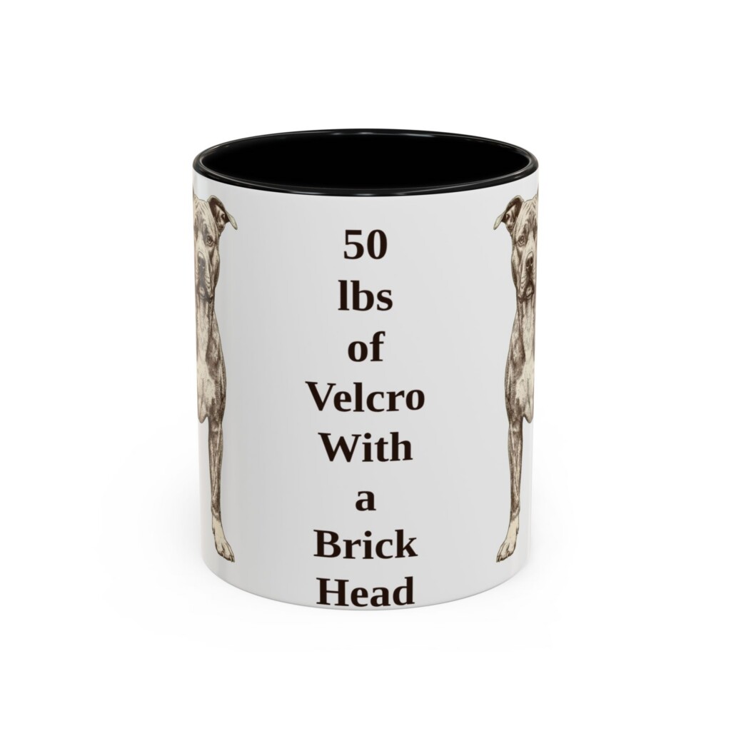 11oz Funny Pit Bull Mug, Vintage Dog Coffee Mug, Dog Lover Gift